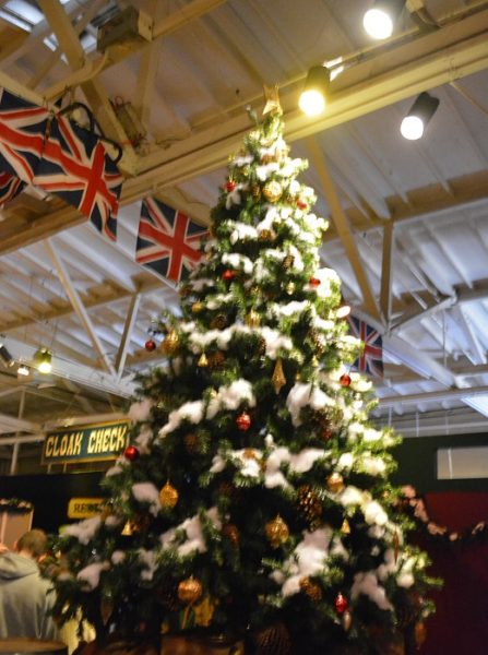 Dickens Fair Christmas tree in the Grand Concourse