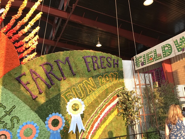 OC Fair "Farm Fresh Fun" sign