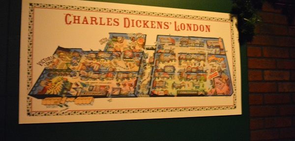 Charles Dickens London map