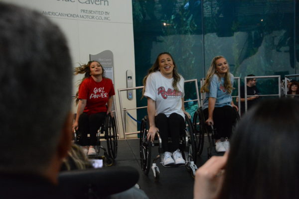 Rollettes wheelchair dancers perform a choreographed routine